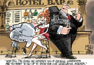 A legislator walks into a bar...